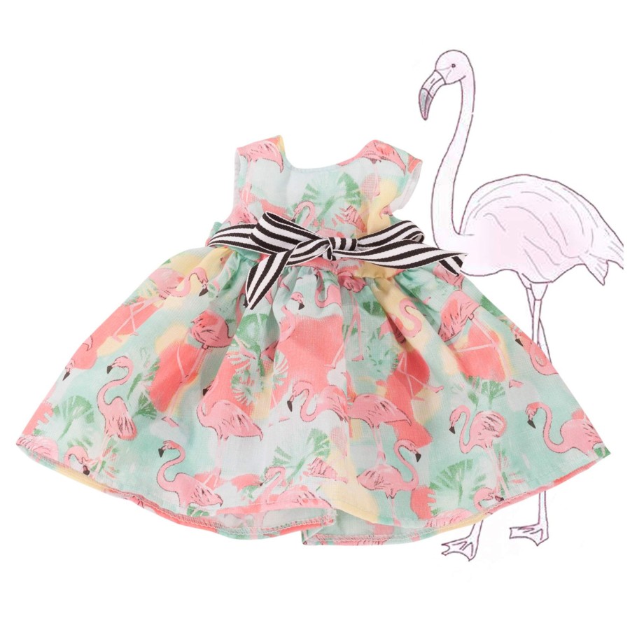 Götz Puppen Kleid Flamingo Gr. Xlmode | Fruhling / Sommer