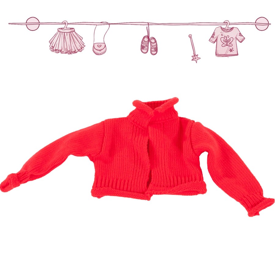 Götz Puppen Strickjacke Redness Mode | Genderneutral