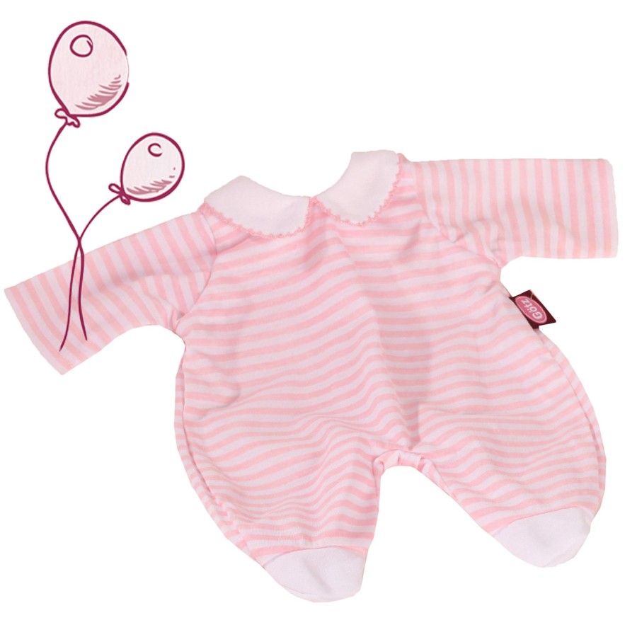 Götz Puppen Strampler Pink-Gestreift | Wasche & Basics