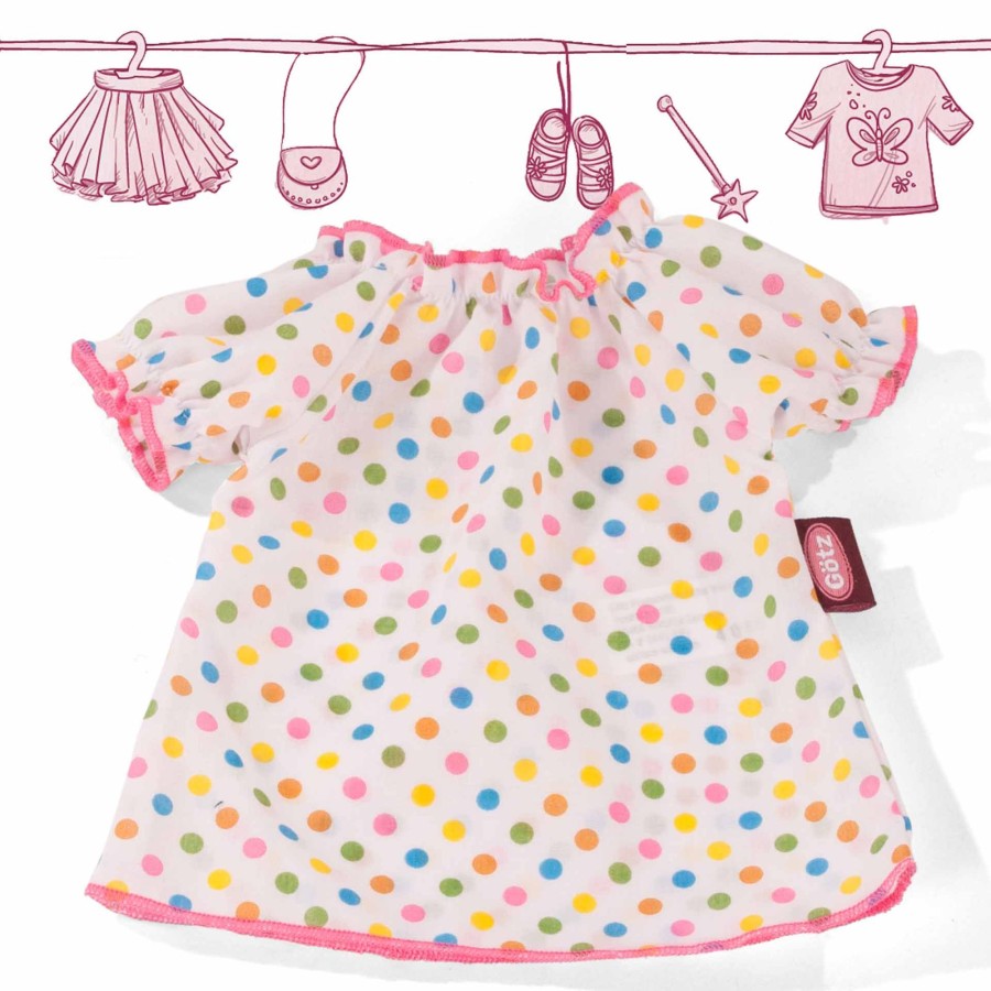 Götz Puppen Kleid Happy Dots | Fruhling / Sommer