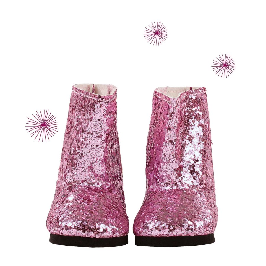 Götz Puppen Stiefel Glitzerpink | Zauberwelt